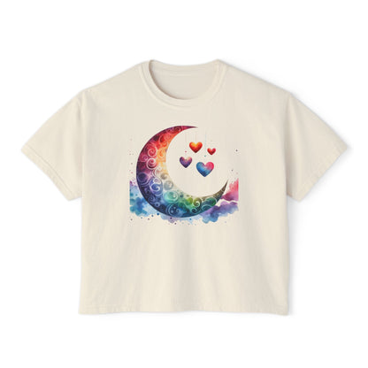 Moon in Love Women's Boxy Tee