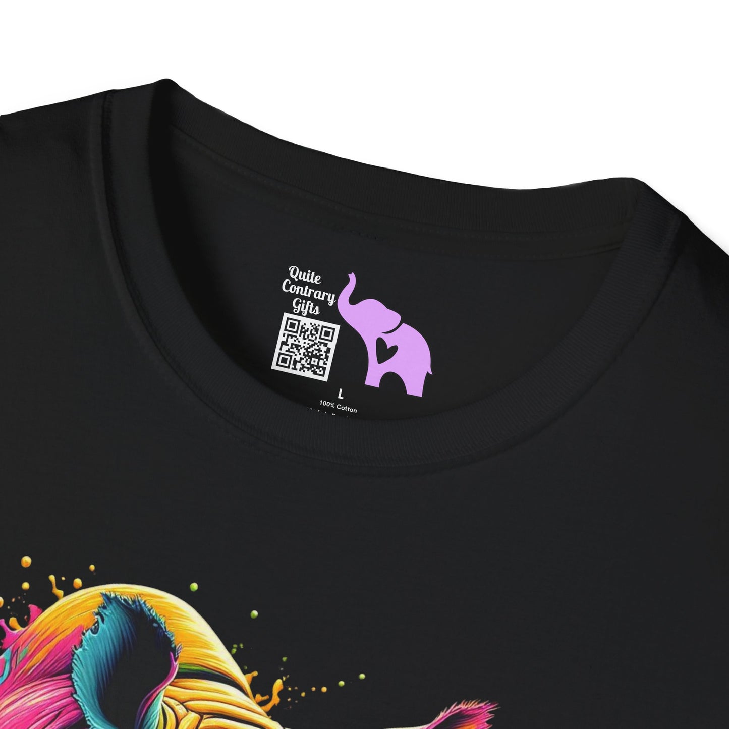 Colorful Rhino Adult T-shirt