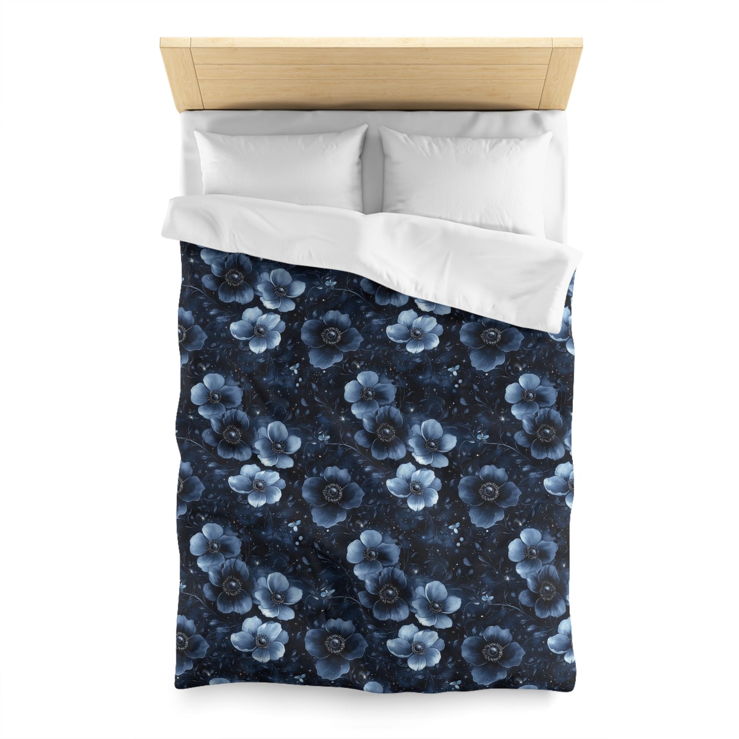 Midnight Blossoms Duvet Bedding Set