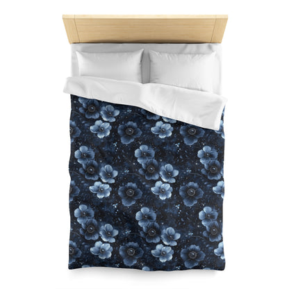 Midnight Blossoms Duvet Bedding Set