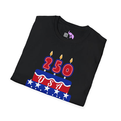 Happy Birthday USA Adult T-shirt