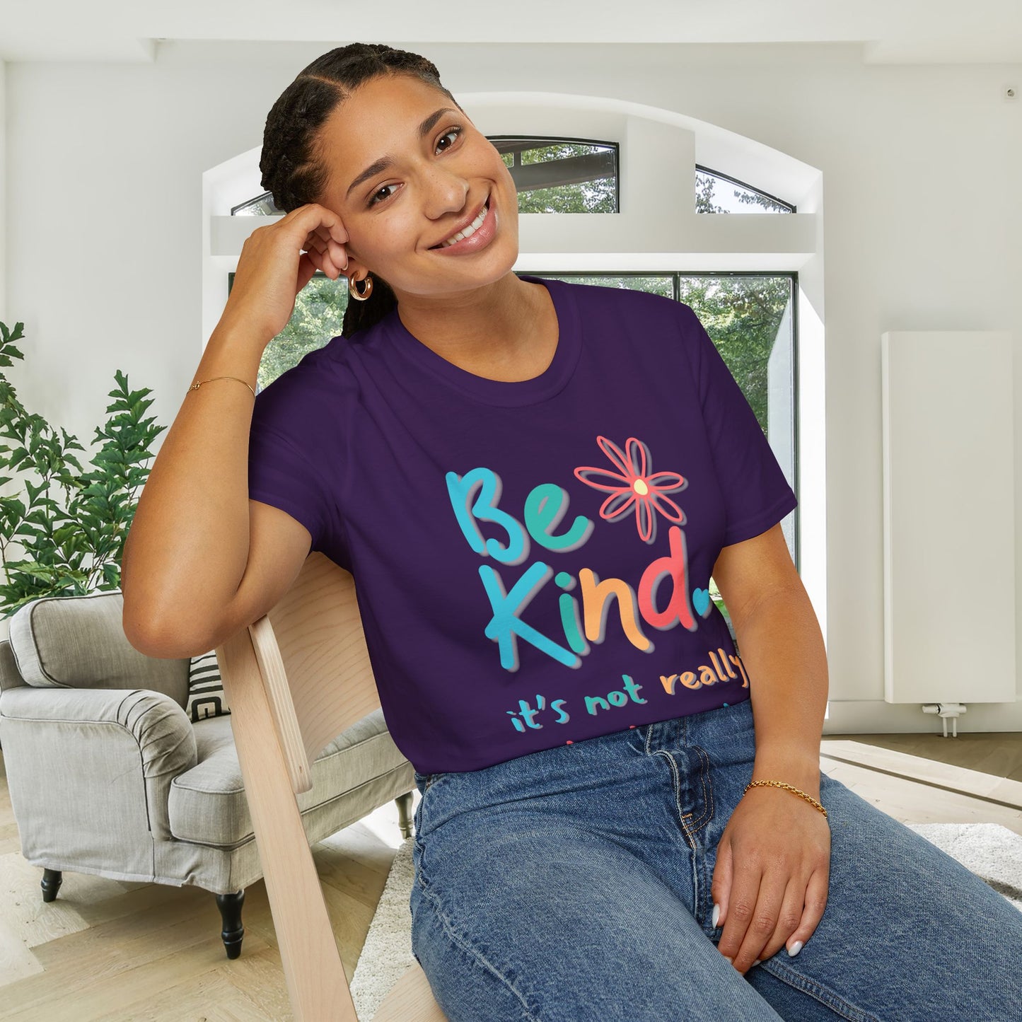Be Kind. It's Not That Hard Adult T-shirt