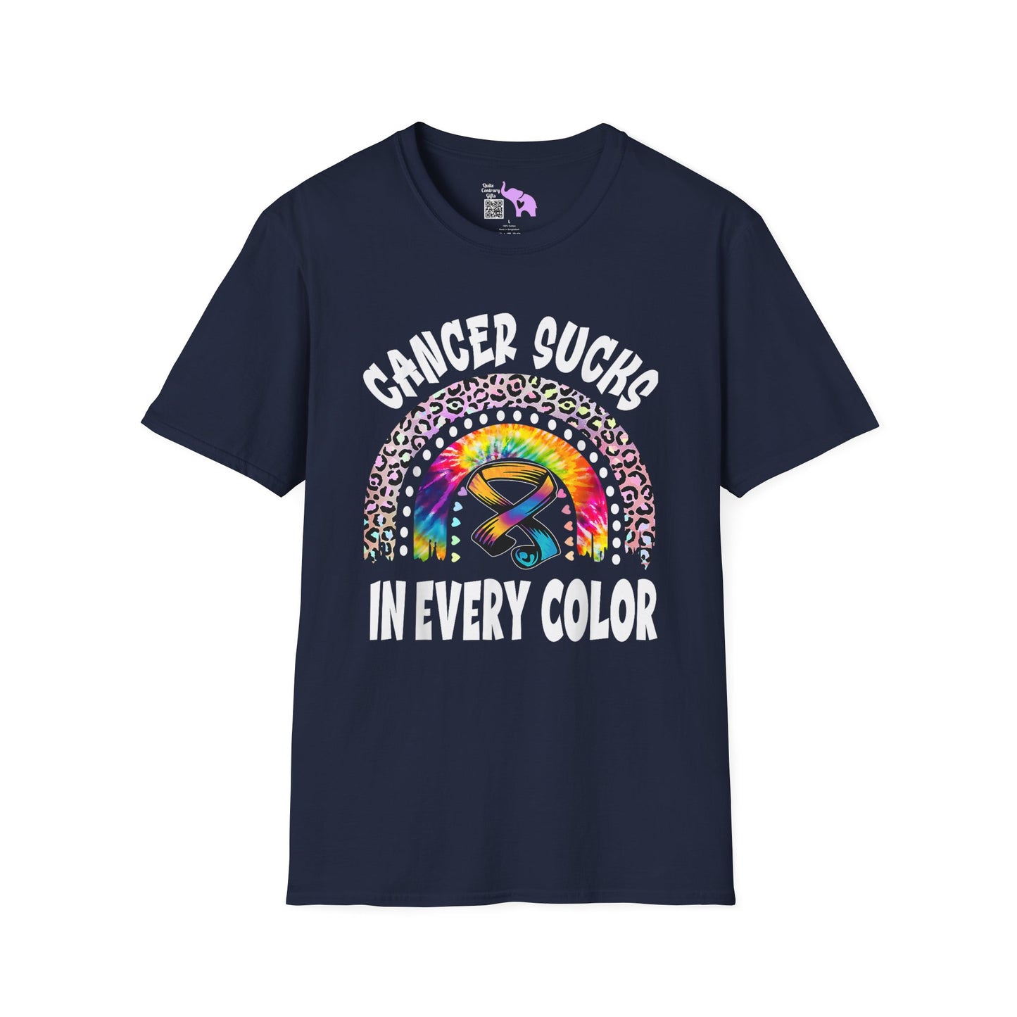 Fight Cancer in All Colors 18 Adult T-shirt