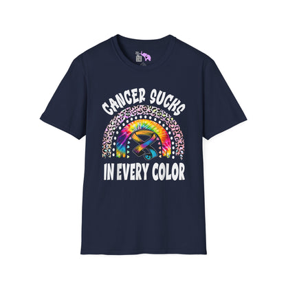 Fight Cancer in All Colors 18 Adult T-shirt