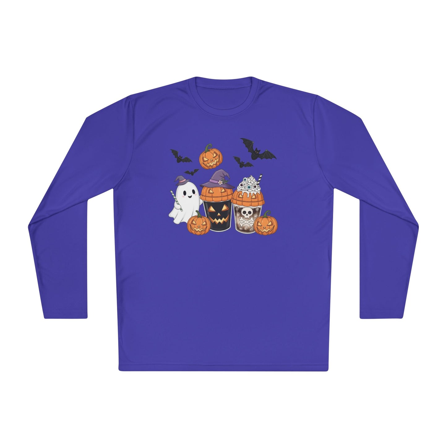Spooky Latte Adult Long Sleeve Tee