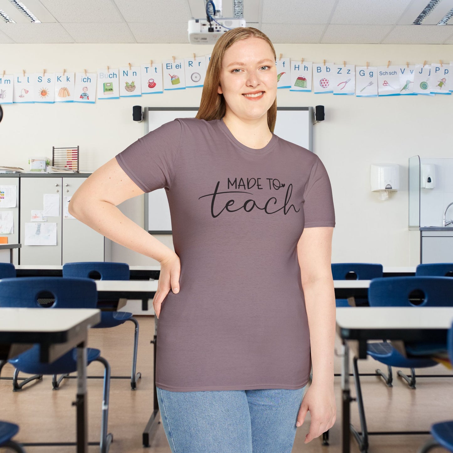 Made to Teach Adult T-shirt