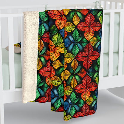 Kinara Radiance Sherpa Fleece Blanket