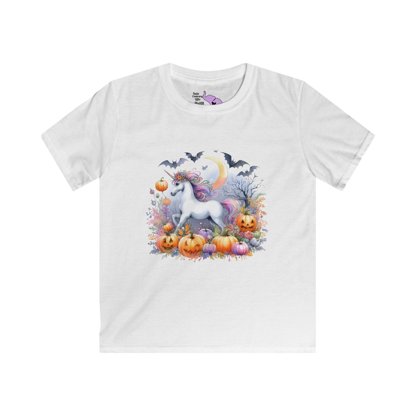 Halloween Unicorn Youth Softstyle Tee
