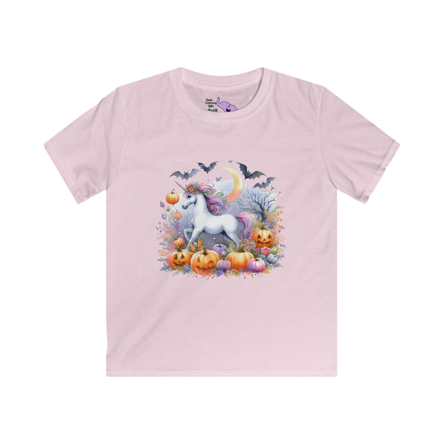 Halloween Unicorn Youth Softstyle Tee