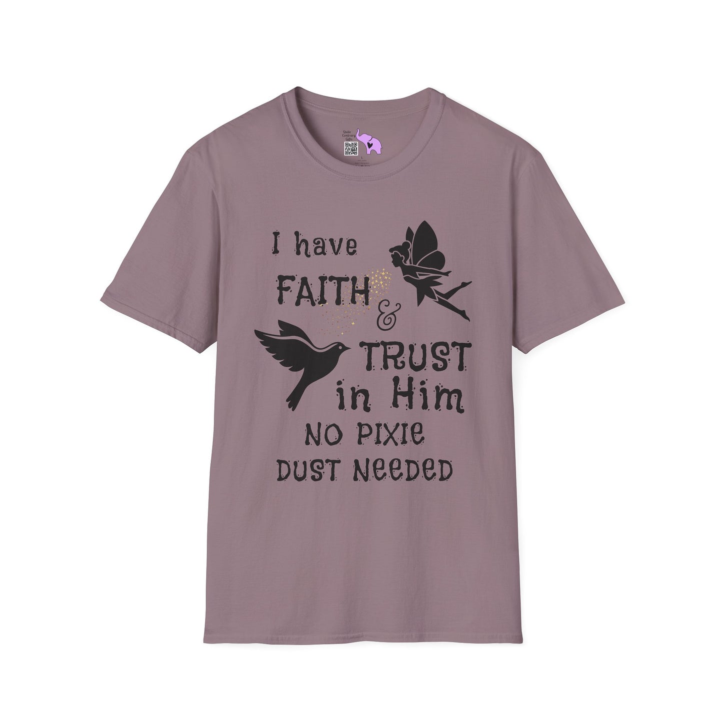 Faith Trust No PIxie Dust Adult T-shirt