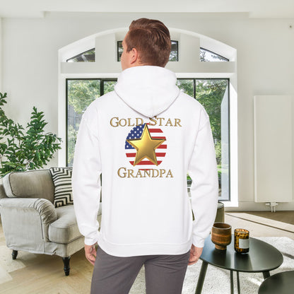 Gold Star Grandpa Heavy Blend™ Hooded Sweatshirt