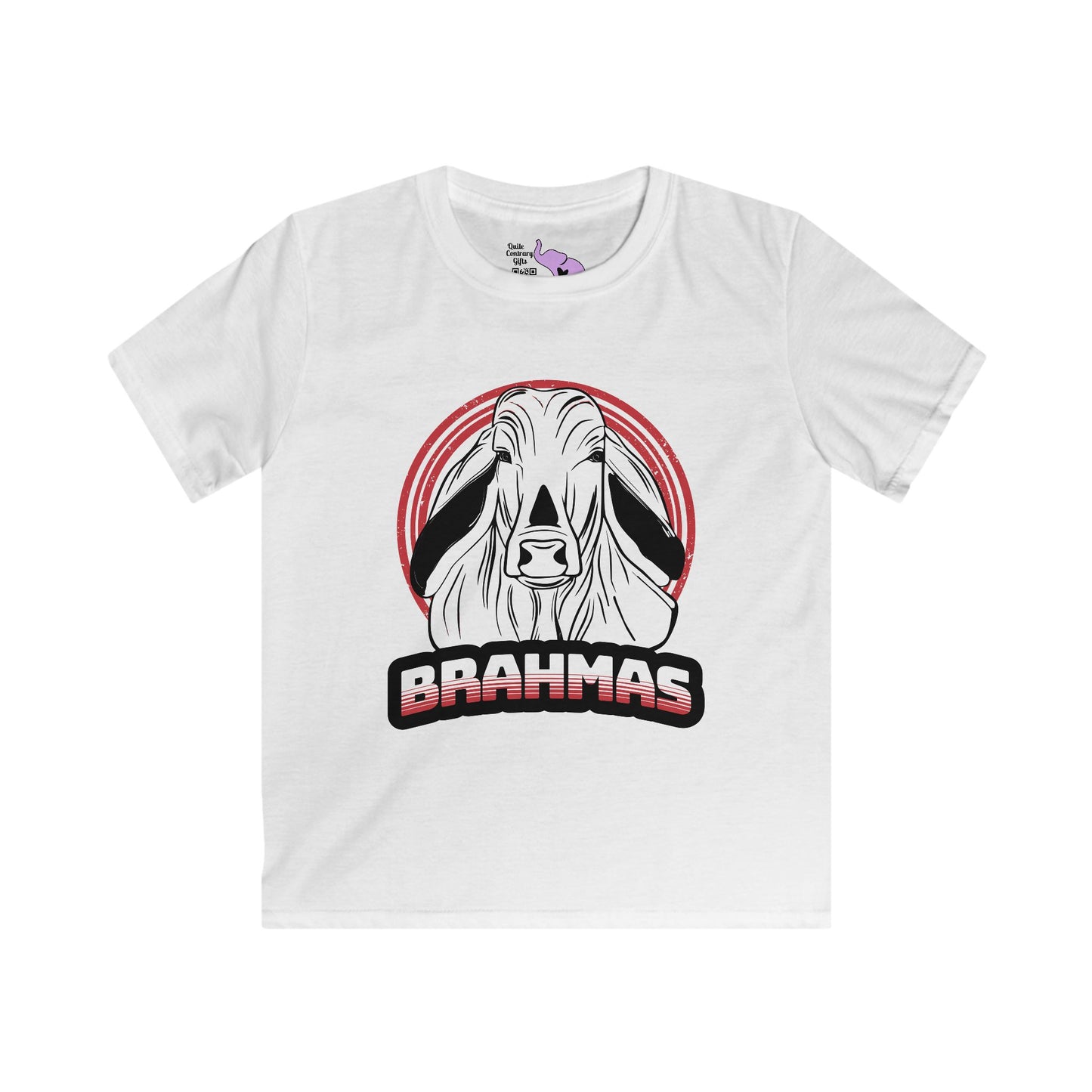 Brahmas Circle Youth Softstyle Tee