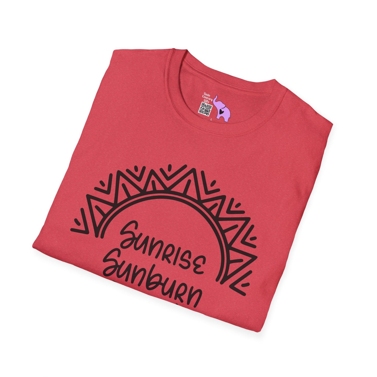 Sunrise Sunburn Sunset Repeat (2) Adult T-shirt