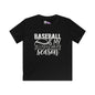 Baseball Is My Favorite Season Youth Softstyle Tee