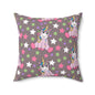 Stardust Unicorn Dreams Throw Pillow
