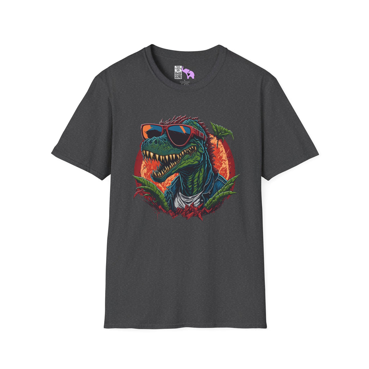 Cool Dinosaur Adult T-shirt