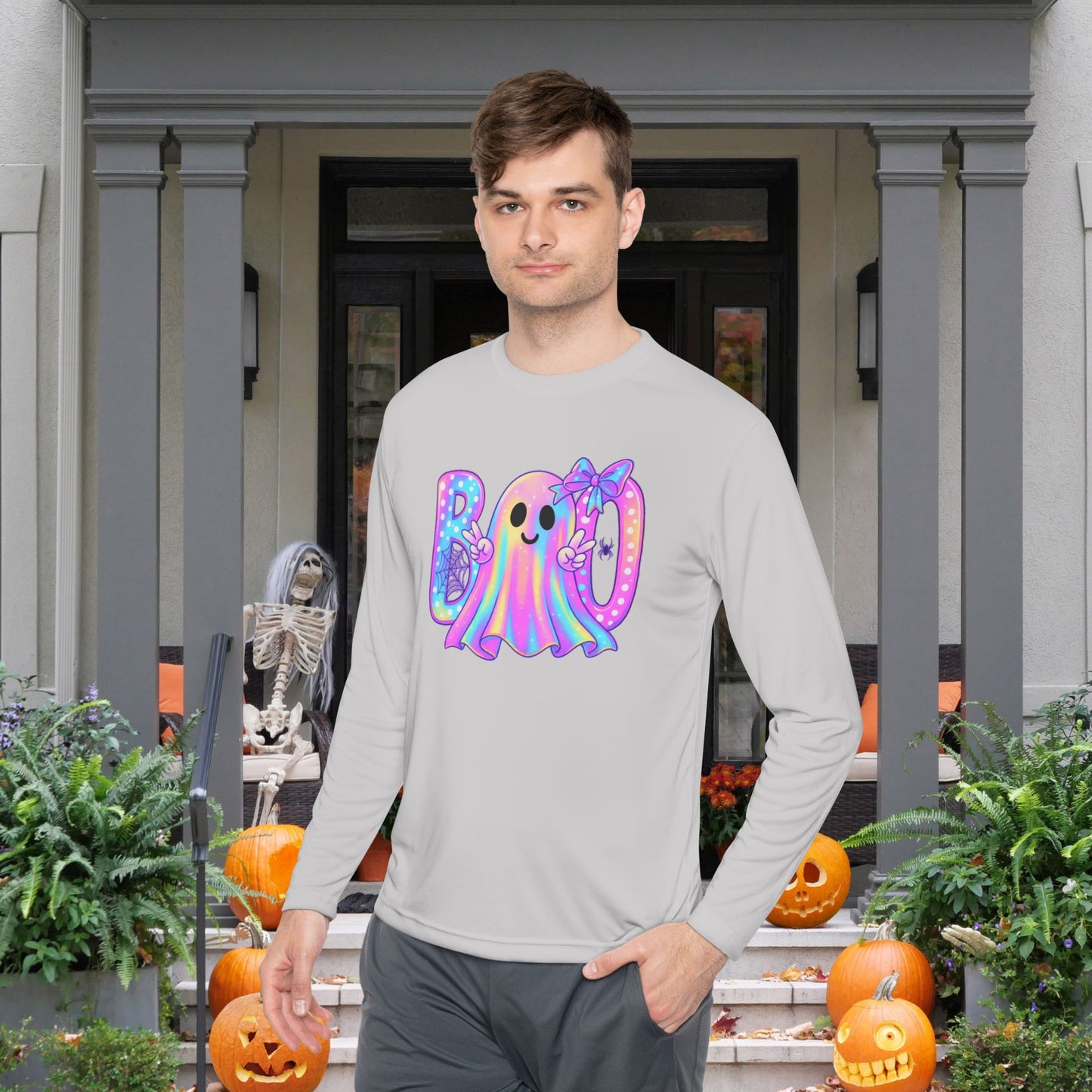 Boo Baby Adult Long Sleeve Tee