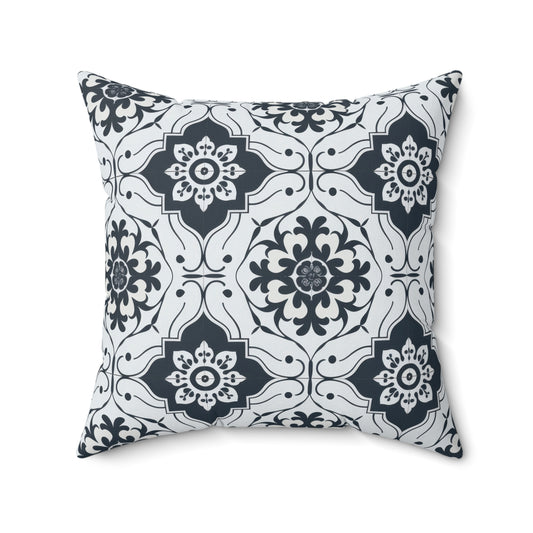 Lisbon Noir Throw Pillow