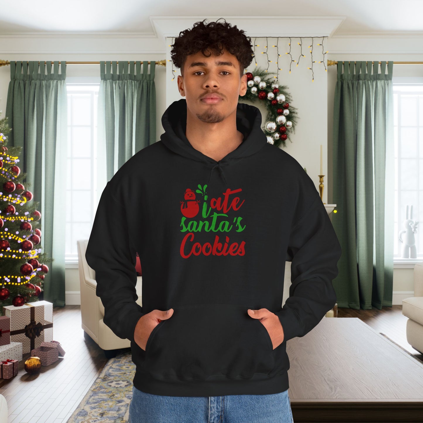 I Ate Santa's Cookies Heavy Blend™ Hooded Sweatshirt