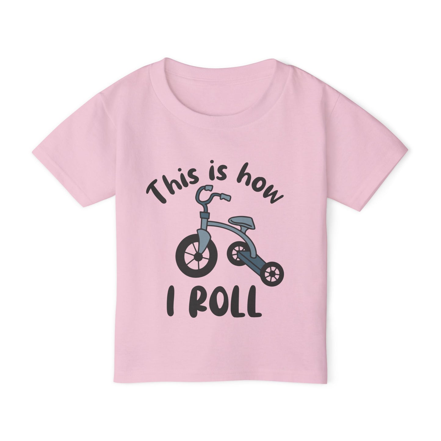 This Is How I Roll (Tricycle) Heavy Cotton™ Toddler T-shirt