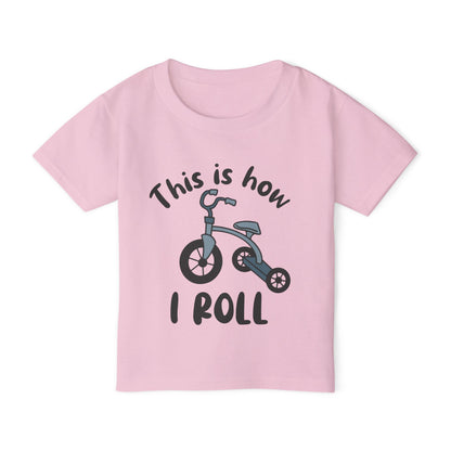 This Is How I Roll (Tricycle) Heavy Cotton™ Toddler T-shirt