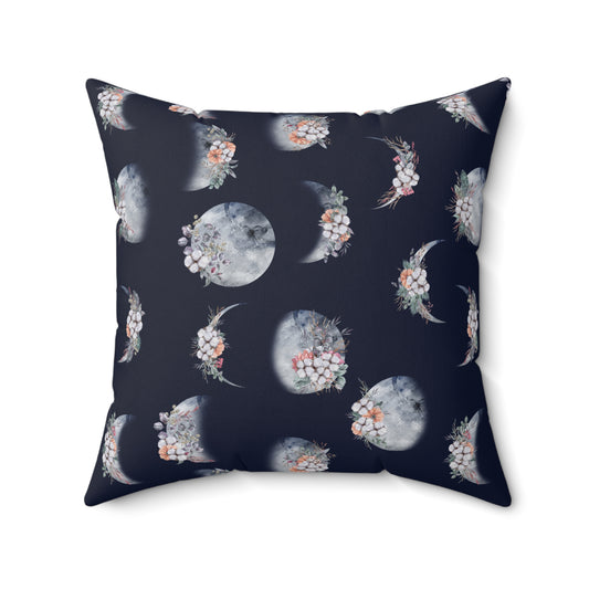 Lunar Garden Throw Pillow