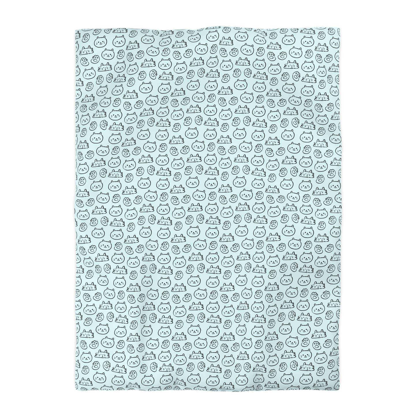 Cat Lovers Microfiber Duvet Cover