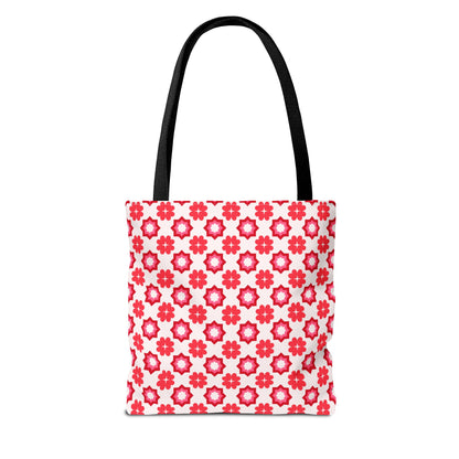 Scarlet Star Garden Canvas Tote Bag