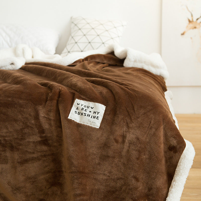 Cozy Fleece Sofa Blanket