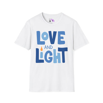 Hanukkah Love & Light 2 Adult T-shirt