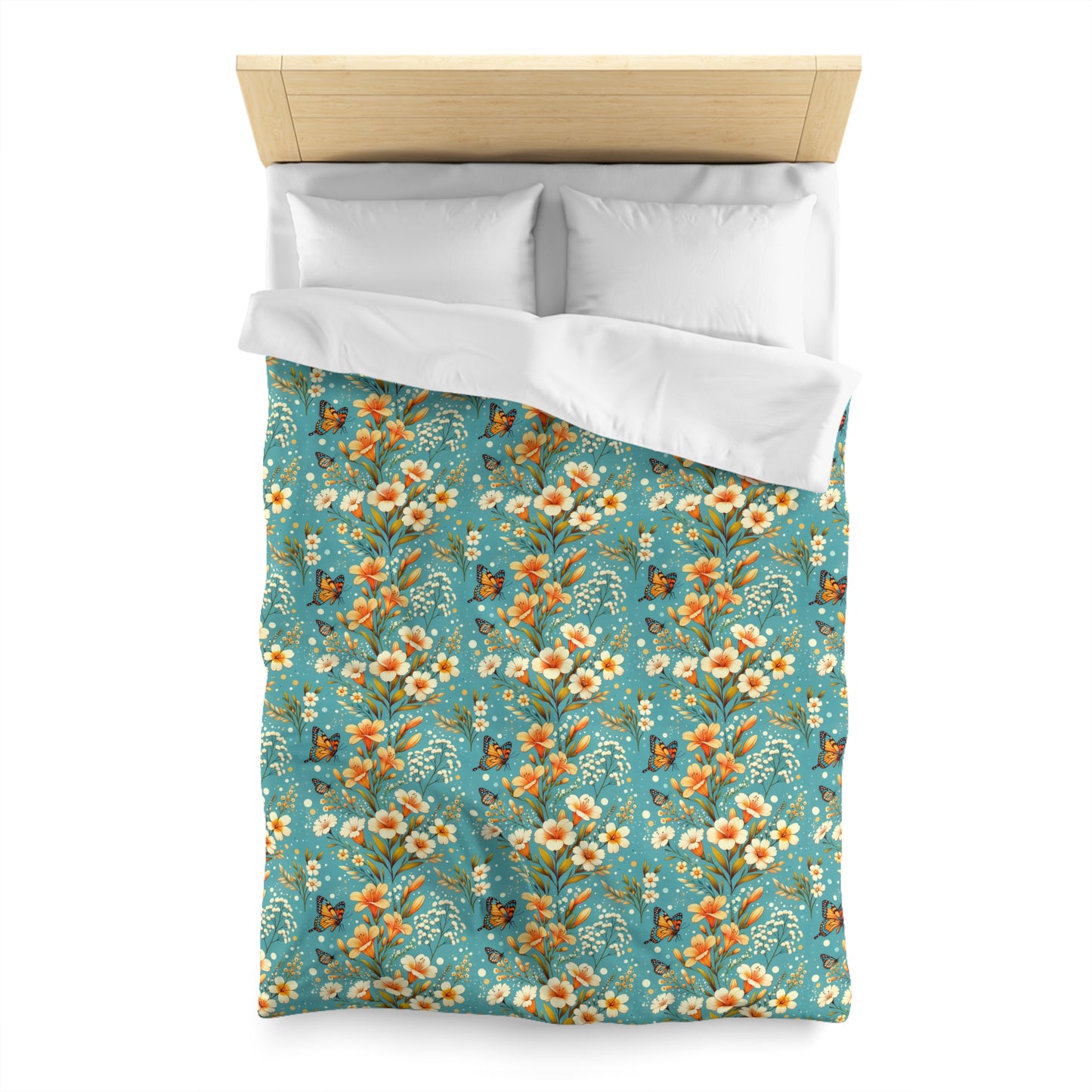 Petals & Wings Microfiber Duvet Cover