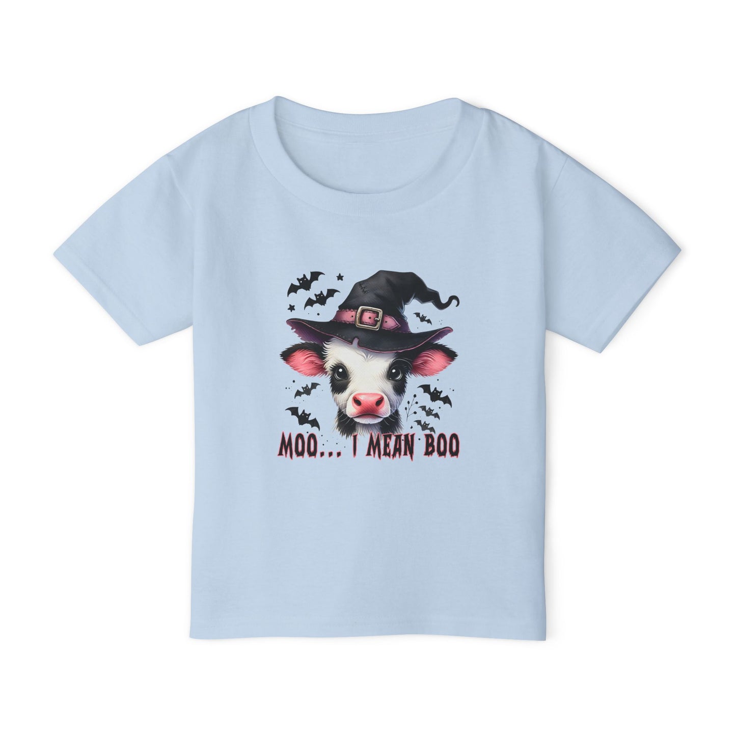 Moo I Mean Boo Heavy Cotton™ Toddler T-shirt