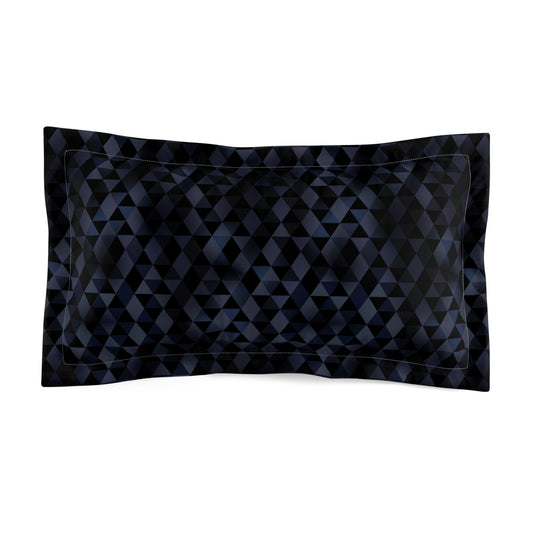 Shadow Facets Microfiber Pillow Sham