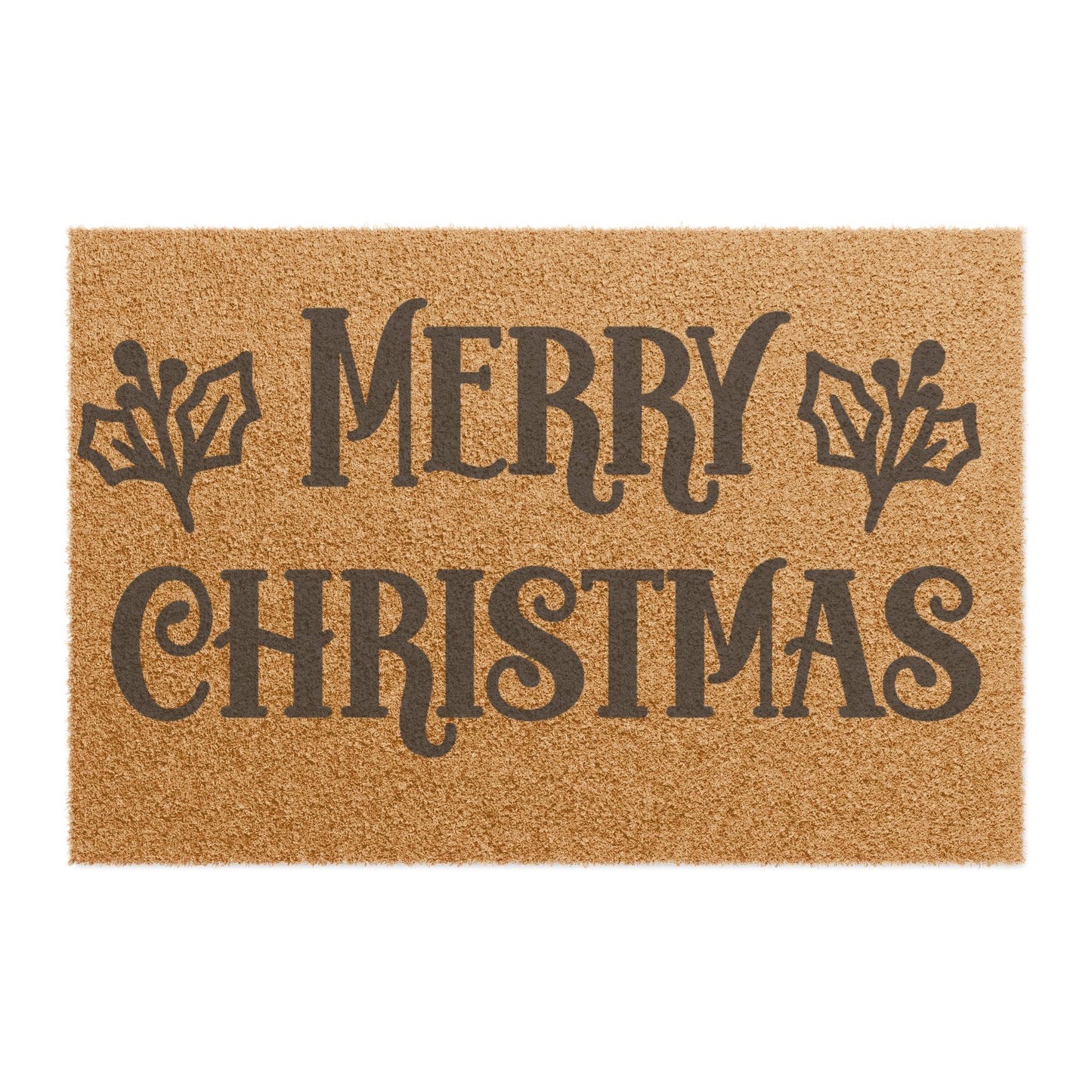 Merry Christmas 3 Coconut Fiber Doormat