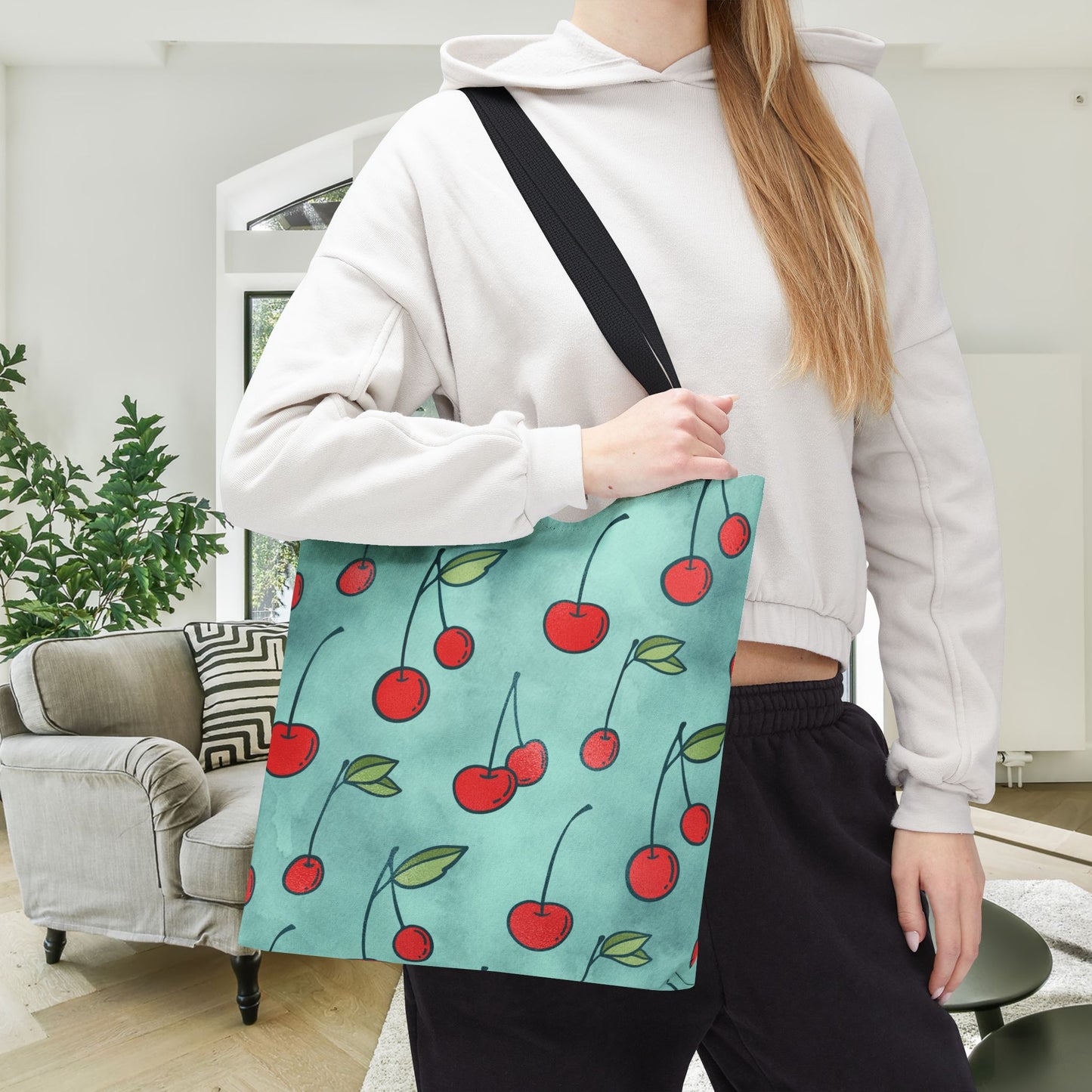 Cherry Jubilee Canvas Tote Bag