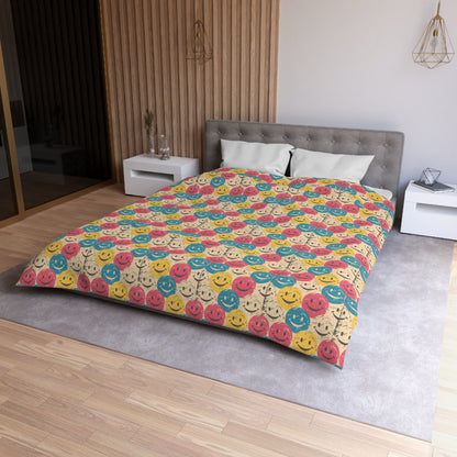 Color Me Happy Microfiber Duvet Cover