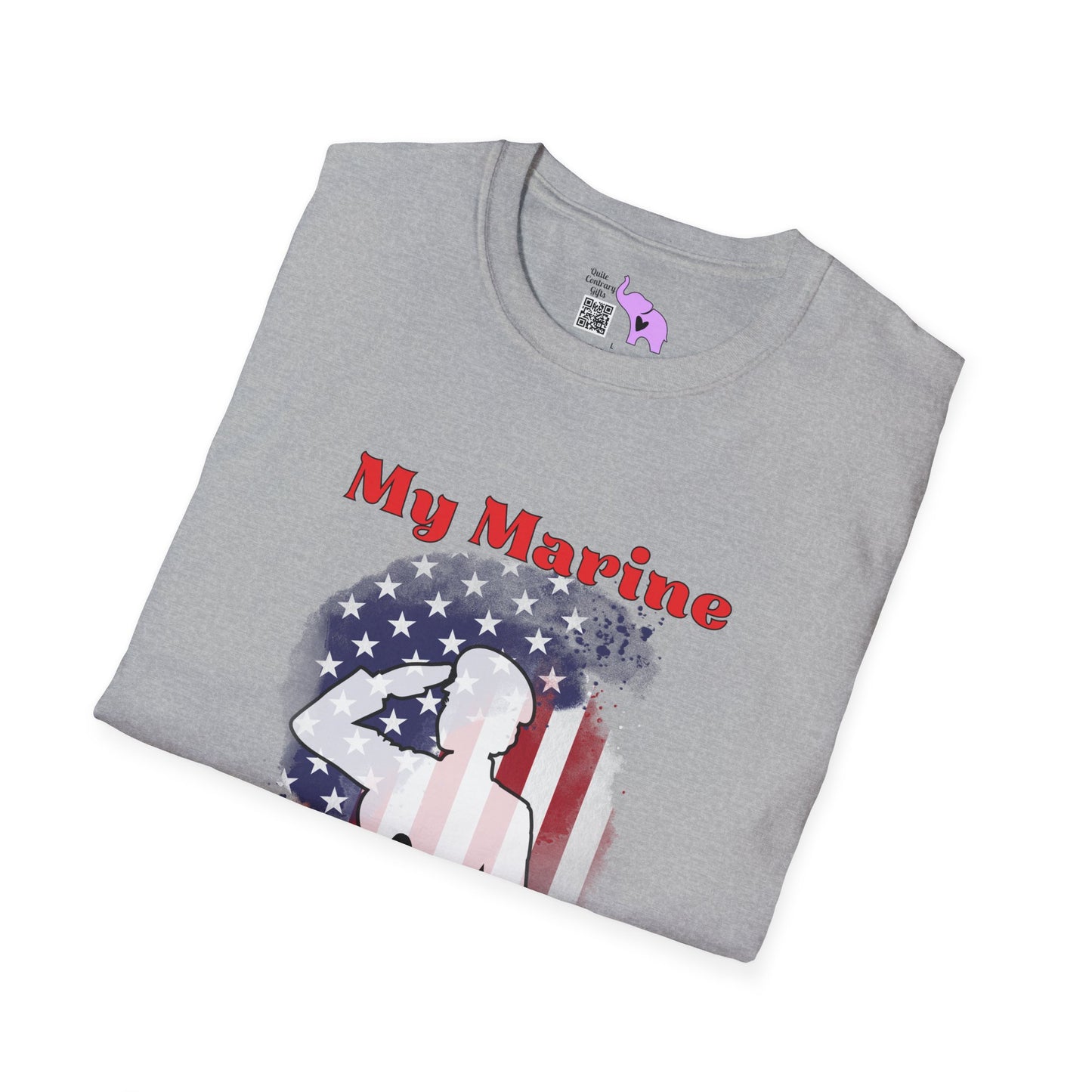 My Marine My Daughter (Mom) Adult T-shirt