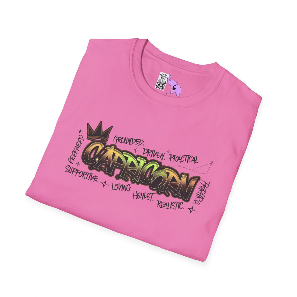 Capricorn Street Art Adult T-shirt