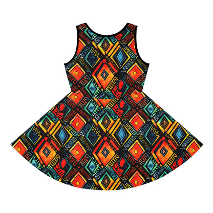 Abundance Rhythm Girls' Sleeveless Sundress