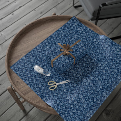 Blue Hexagons Gift Wrap for All Occasions