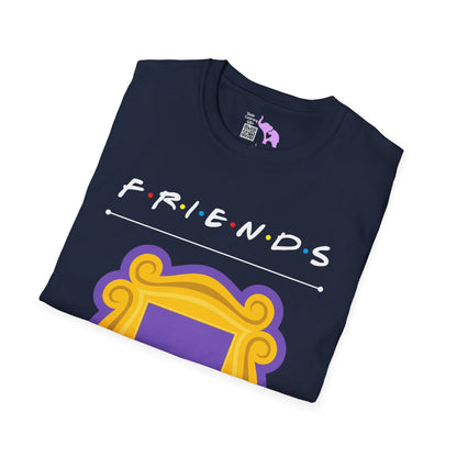 Friends; Peephole Adult T-shirt