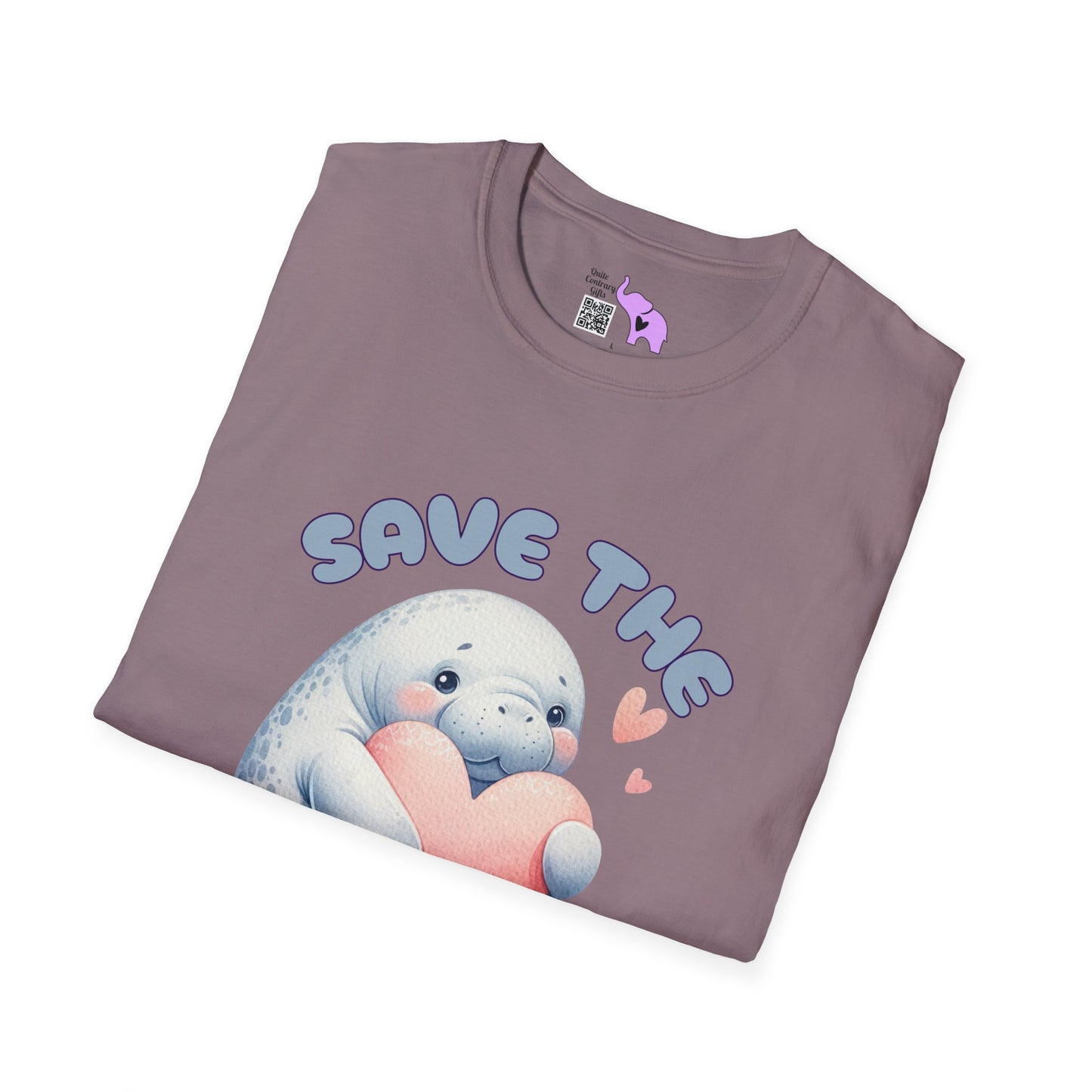Save The Floaty Potatoes (Manatee) Adult T-shirt