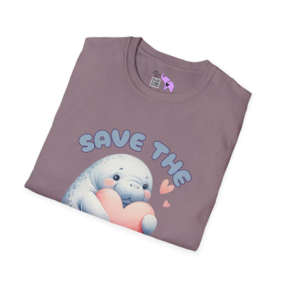 Save The Floaty Potatoes (Manatee) Adult T-shirt
