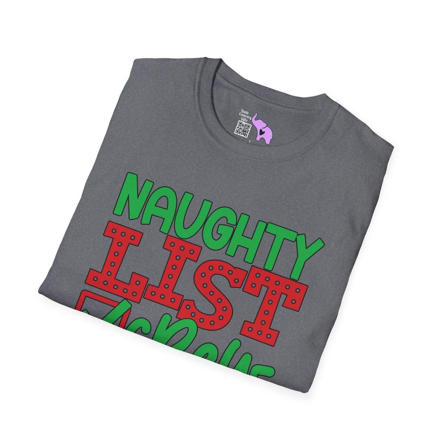 Naughty List Crew Adult T-shirt