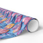Color Pop Stitched Hearts Wrapping Paper