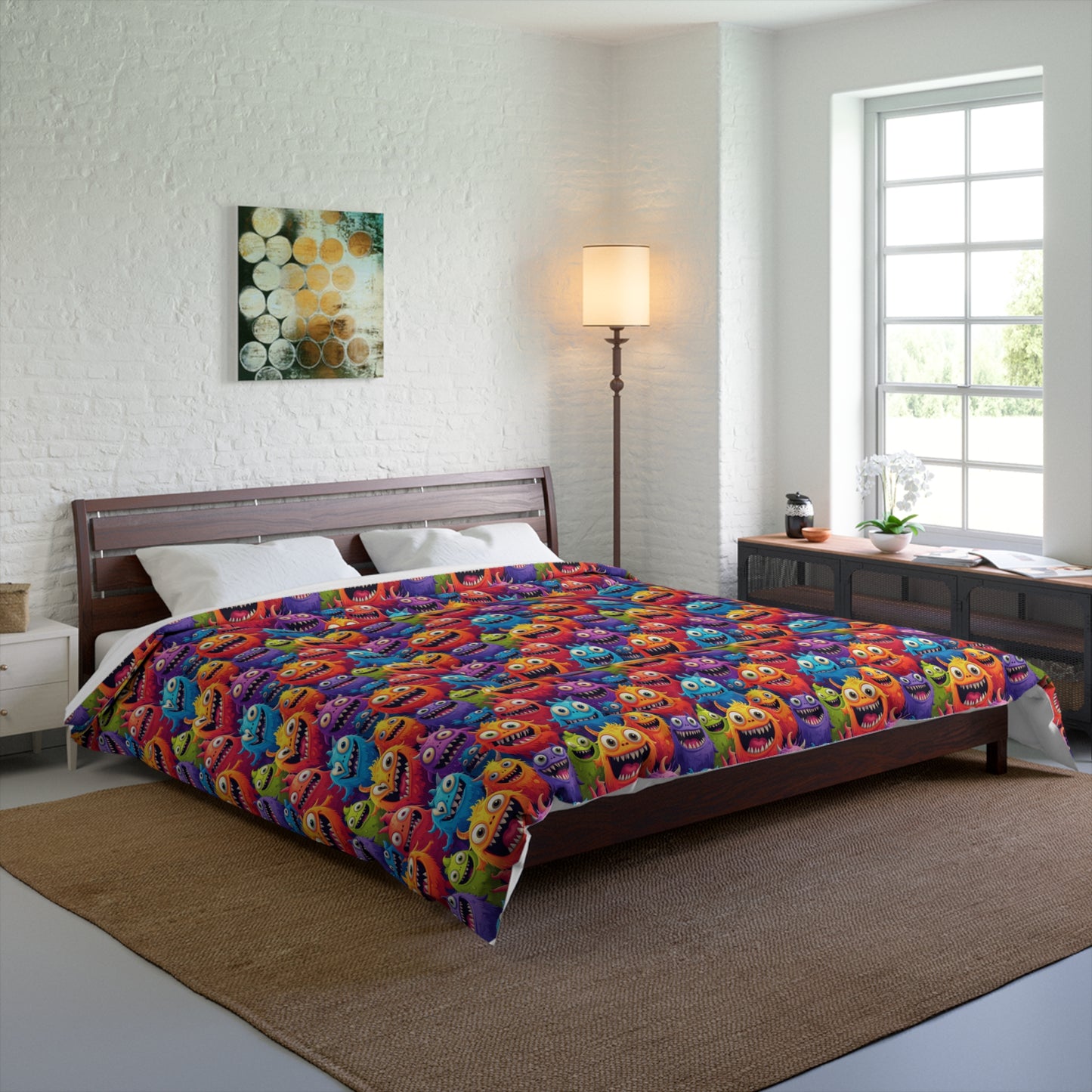 Happy Little Monsters Comforter