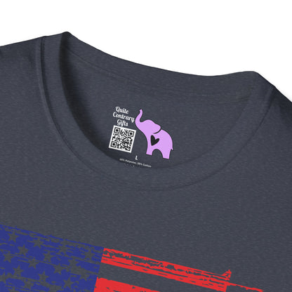 Gun Flag Adult T-shirt