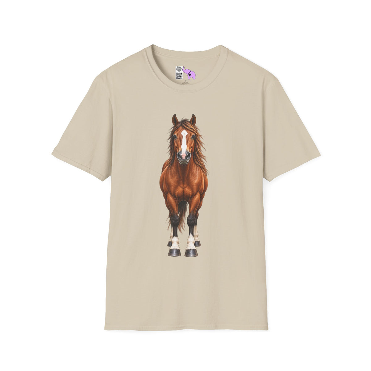 ""Front to Back Horse Lover Adult T-shirt