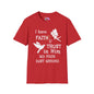Faith Trust No PIxie Dust Adult T-shirt