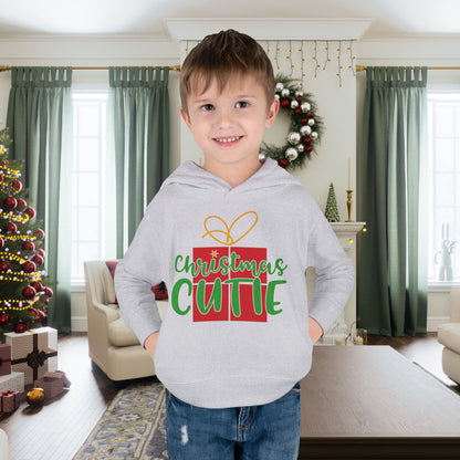 Christmas Cutie Toddler Pullover Fleece Hoodie
